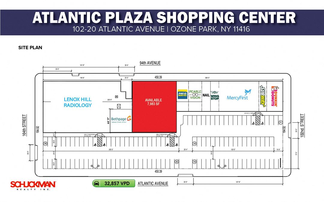 7,983 SF Available at Atlantic Plaza