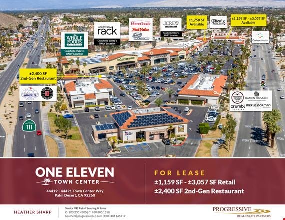 Preview of Retail space for Rent at 44419 - 44491 Town Center Way 