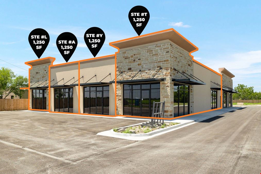 1,250 SF Retail Spaces | Elsa TX
