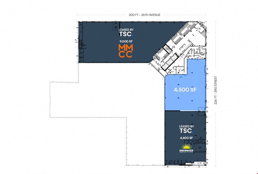 4,500 SF | 2-24 26th Avenue | Divisible Office Space for Lease