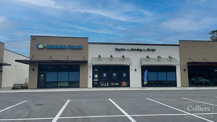 New Retail Center for Lease in North St. Augustine