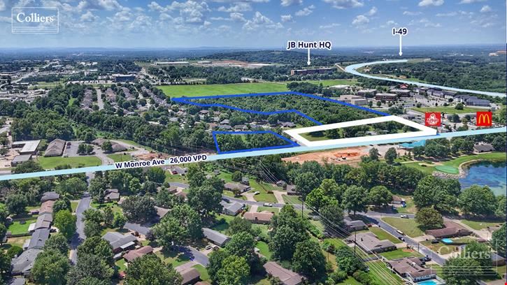 319 W Monroe Ave, Lowell, AR - 3.24 acres