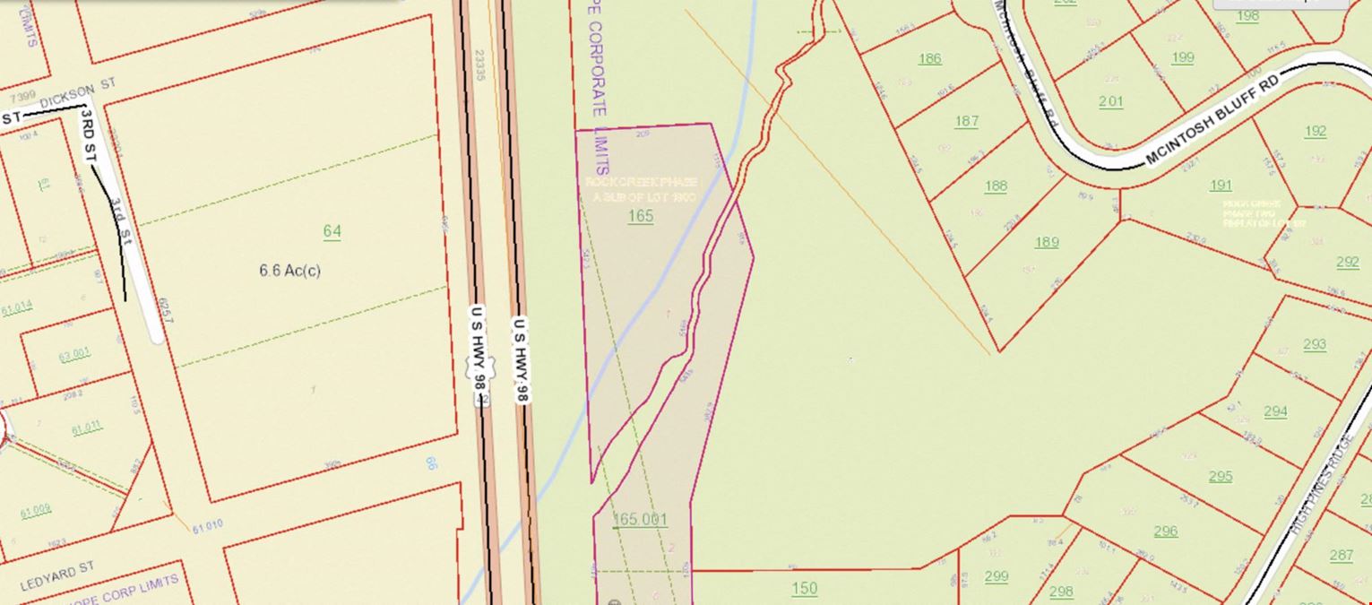 Prime Development Land Adjacent to Rock Creek Golf Club