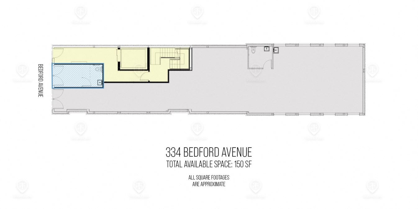 150 SF | 334 Bedford Ave | Rare Bedford Ave Gem: 150 SF Retail Space Available for Sublease!