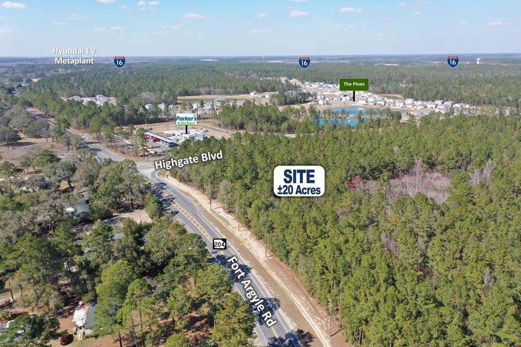 ±20 Commercial Acres at New Hampstead Entrance