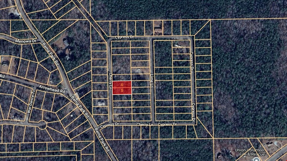 Bama Park Subdivision - 106 Lots for Development