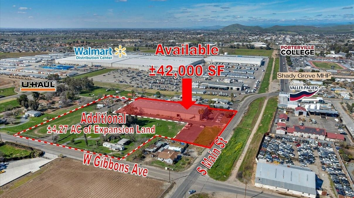 Freestanding Heavy Industrial Building w/ Office/Showroom on ±6.55 AC