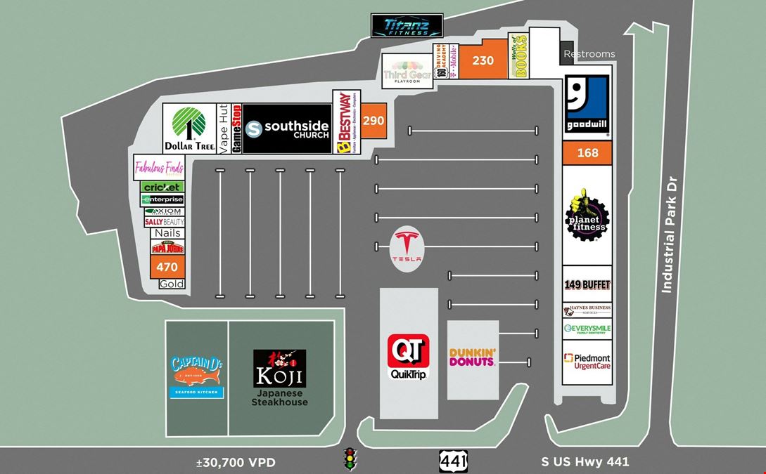 Shoppes at Banks Crossing  |  1,500–7,500 SF Available
