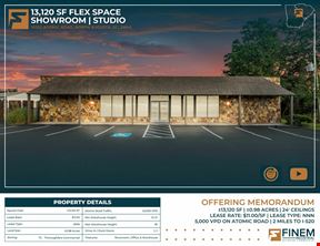 13,120 SF Flex Space Showroom | Studio