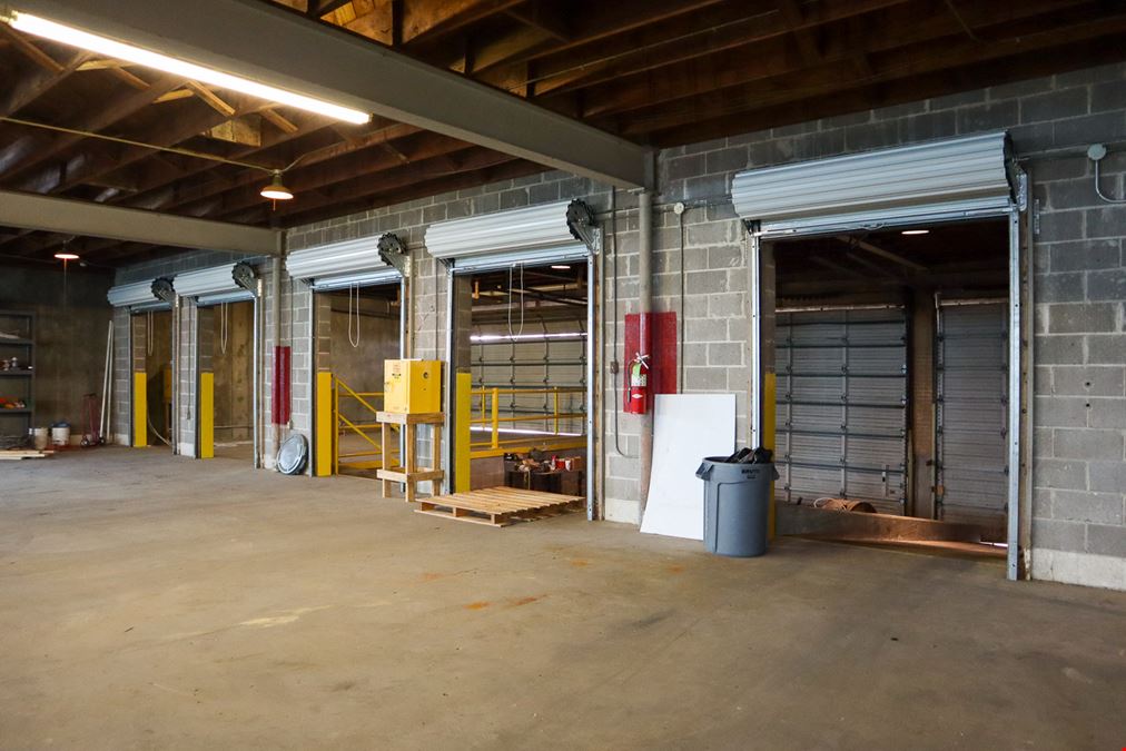 Office Warehouse with Dock Highs, Lay Down Yard, and Rail Access