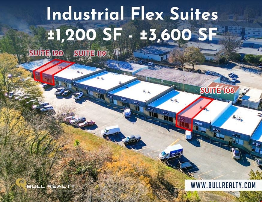Industrial Flex Suites | ±1,200 SF - ±3,600 SF