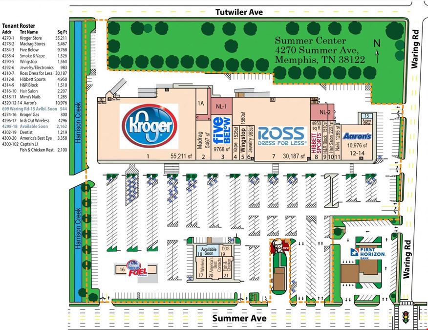 4264-4320 Summer Ave. & 699 Waring Road