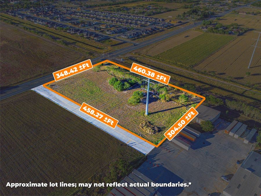3.43± AC Pad Site | Zoned Light-Industrial | San, Benito, TX