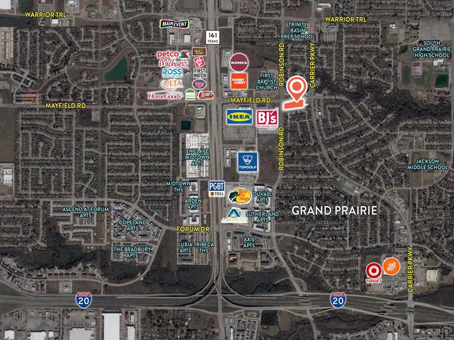 ±1 AC | GROUND LEASE | GRAND PRAIRIE