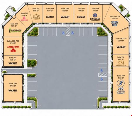 Preview of Retail space for Rent at 700 South Mustang Road
