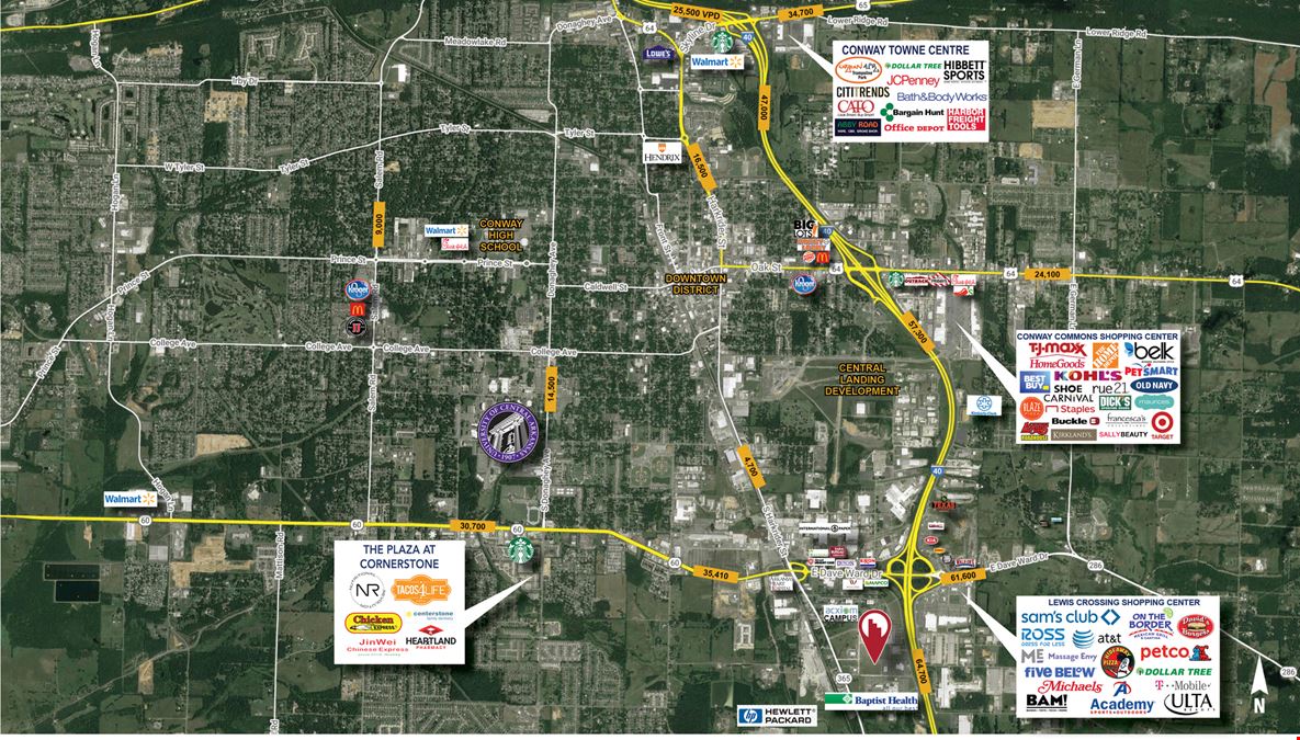 Prime Commercial Lot for Sale in Conway