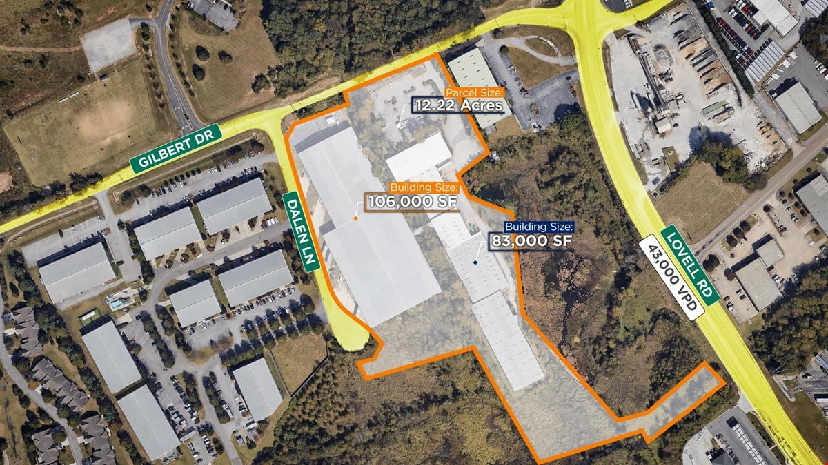 189,000 SF Industrial | Prime Knoxville, TN Location