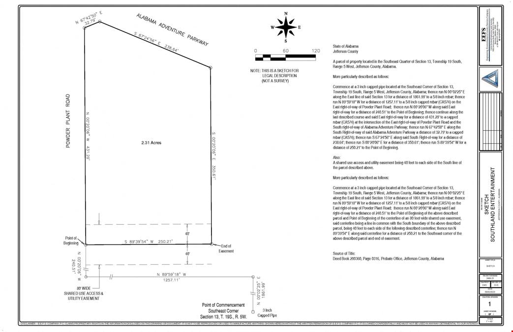 +/- 2.3 acre Corner Parcel - Bessemer AL
