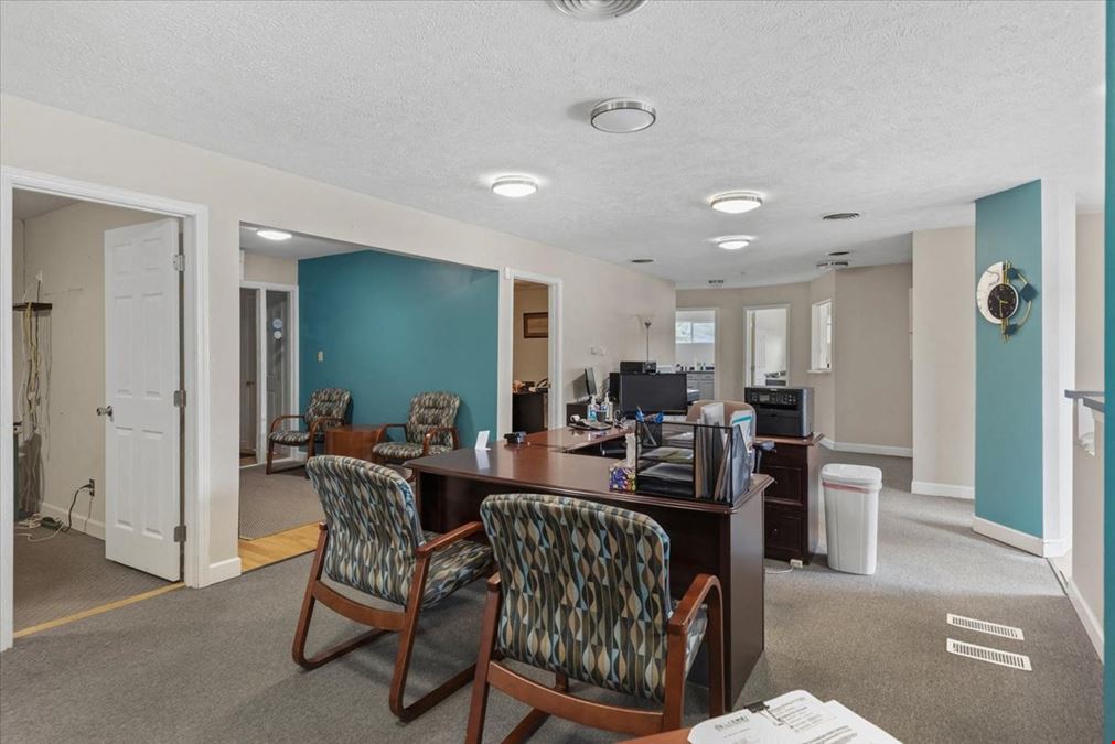 Freestanding Office Building with Detached Garage For Sale