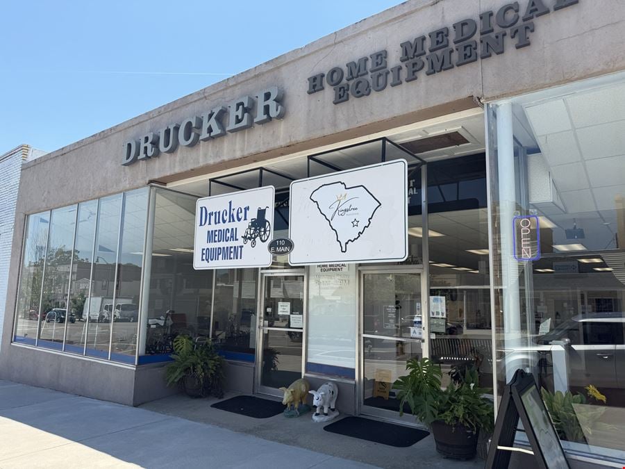 Regional Durable Medical Supplies - Possible Pivot to Drugstore Too - 110 E. Main St & Parking