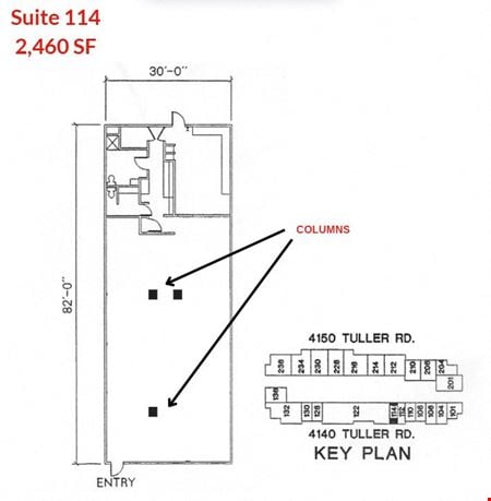 Preview of Industrial space for Rent at 4140-4150 Tuller Road