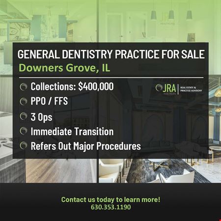 Preview of Commercial space for Sale at #1201289 - General Dentistry Practice for Sale - Downers Grove