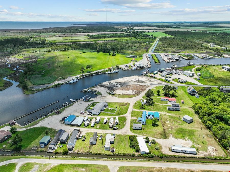 55 +/- Acre Waterfront Development Site & Marina - Engelhard NC