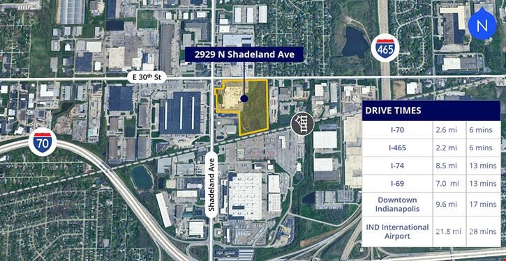 Infill Manufacturing Facility on Large Land Site with Heavy Power