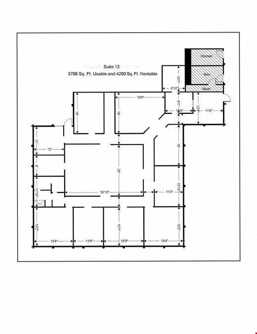 First-Floor Office Suite for Lease