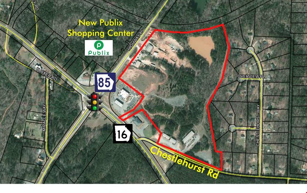 Multiple Sites Available for Ground Lease - Senoia