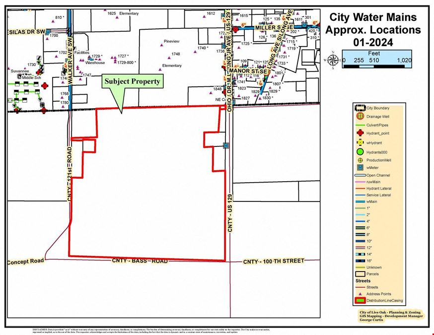 Live Oak 145 Acre Development Parcel