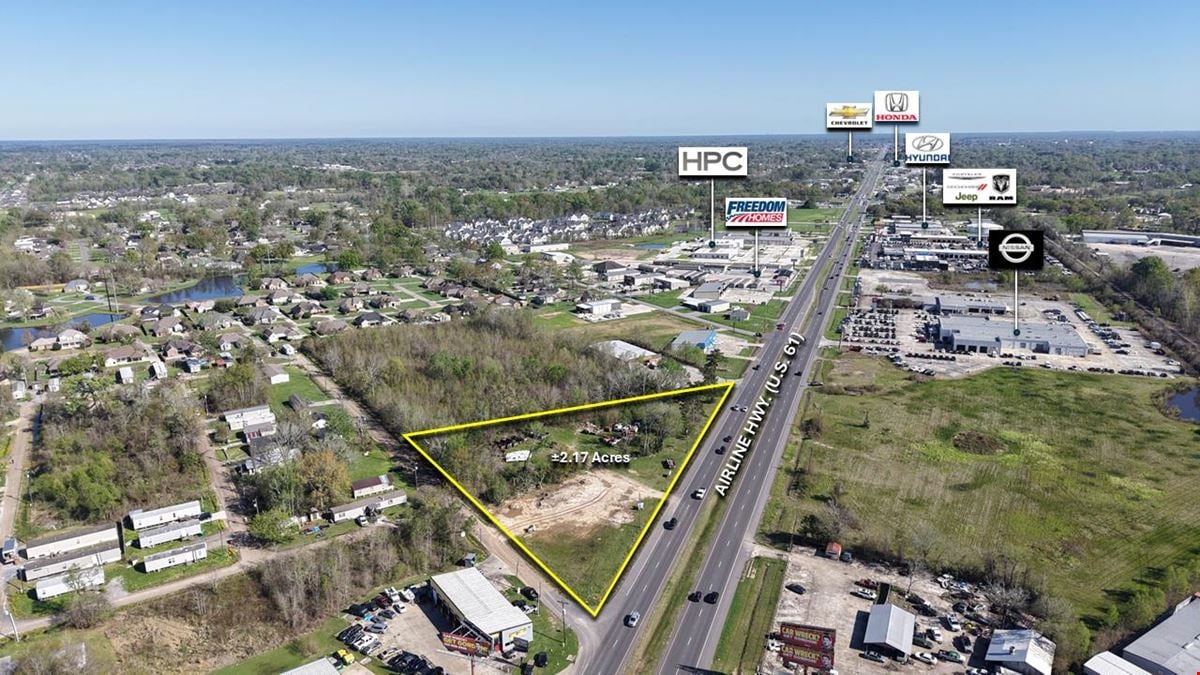 ±2.17 Acres  - 686' Airline Hwy. Frontage