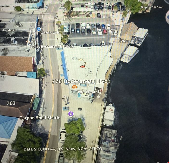INCOME PRODUCING WATERFRONT RETAIL AND RESTAURANT IN TARPON SPRINGS HISTORIC SPONGE DOCKS