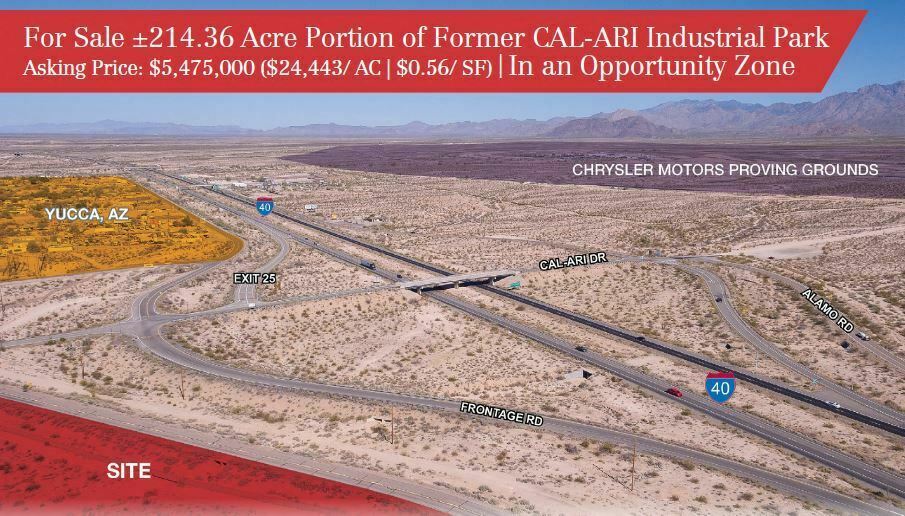 ±214.36 Acre Portion of Former CAL-ARI Industrial Park