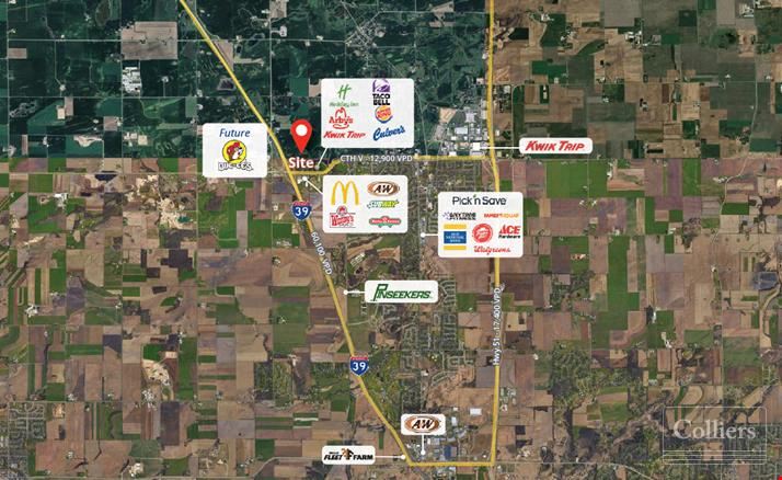 Rare Retail Opportunity with Interstate Access in Growing DeForest Community