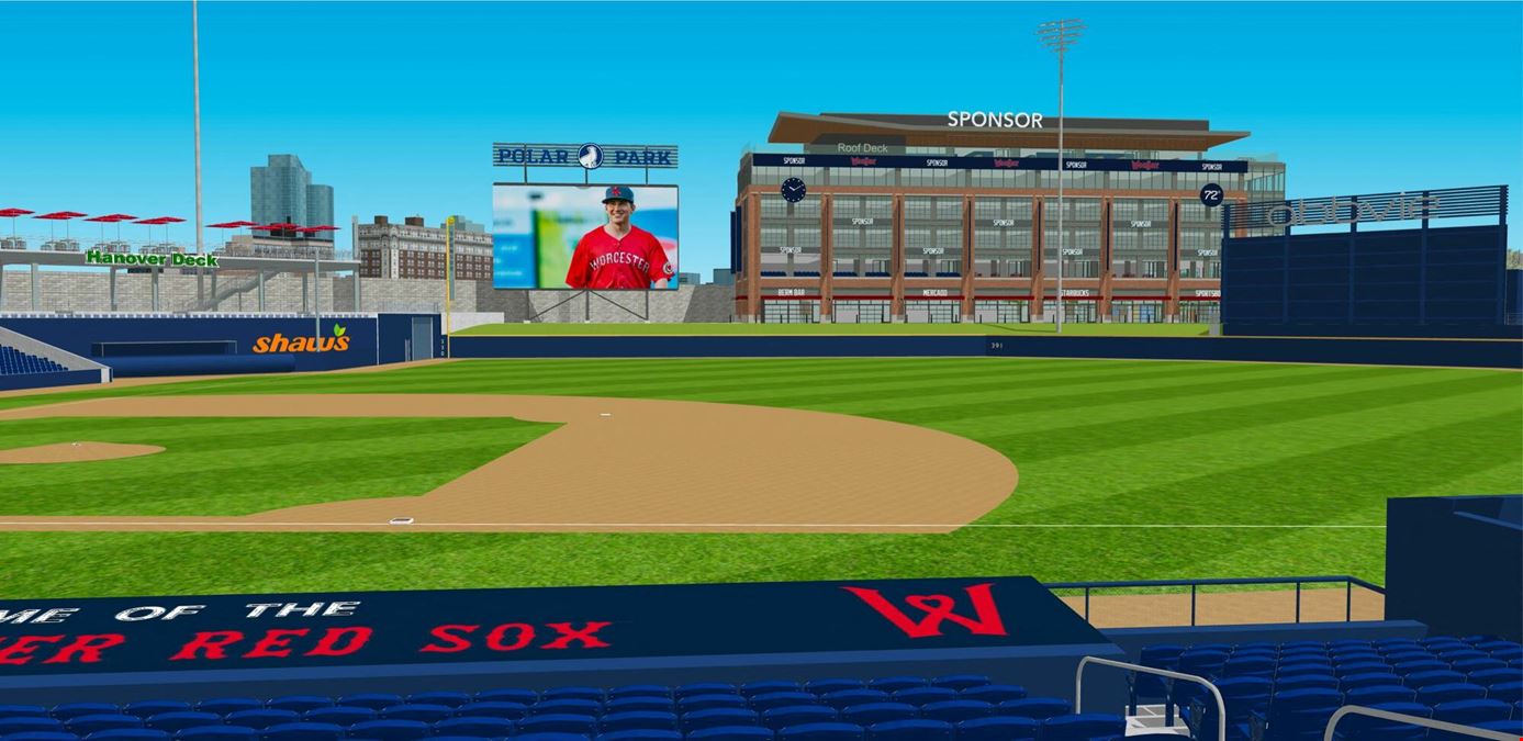 The Left Field Building at Polar Park