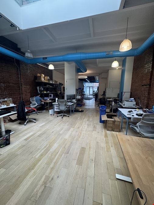 2,200 SF | 473 Grand Street | White Box Retail/Office with Glass Frontage for Lease