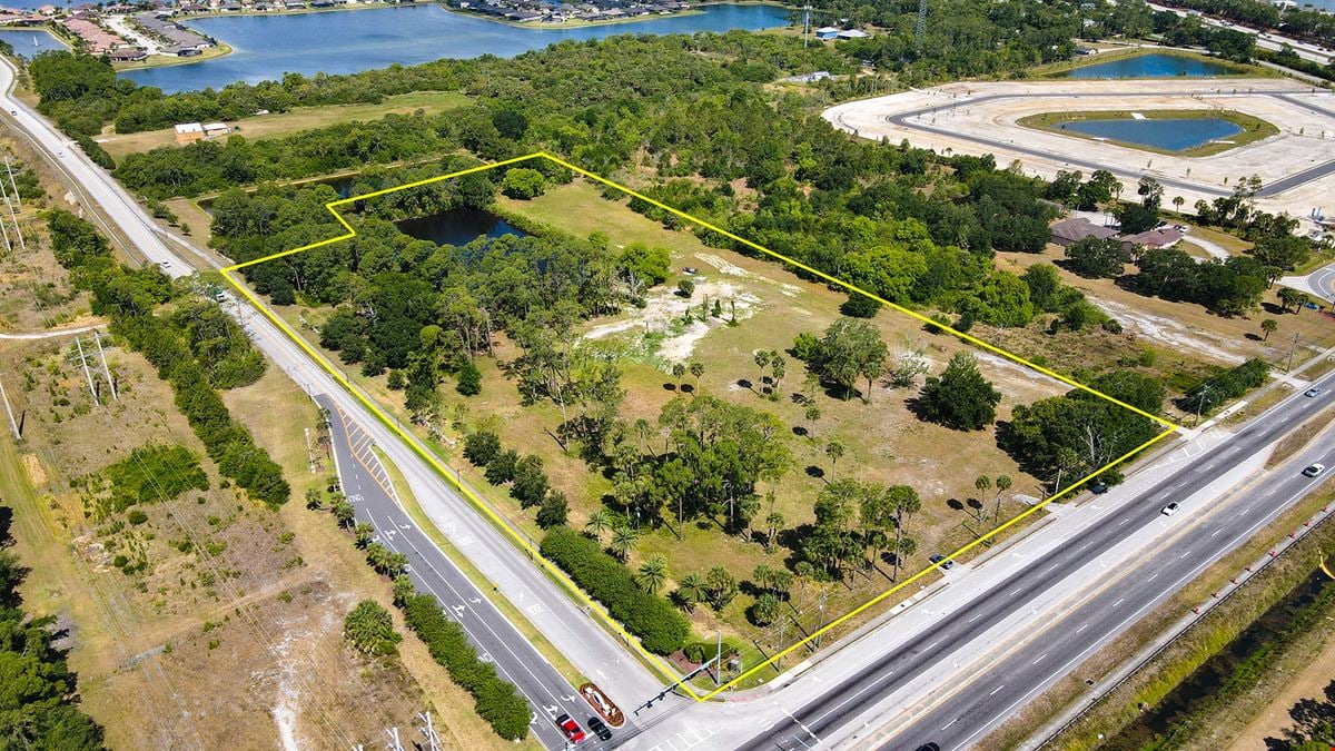 9.65+- Acres Commercial Acres in Major  Growth Area-Minton Road West Melbourne Florida