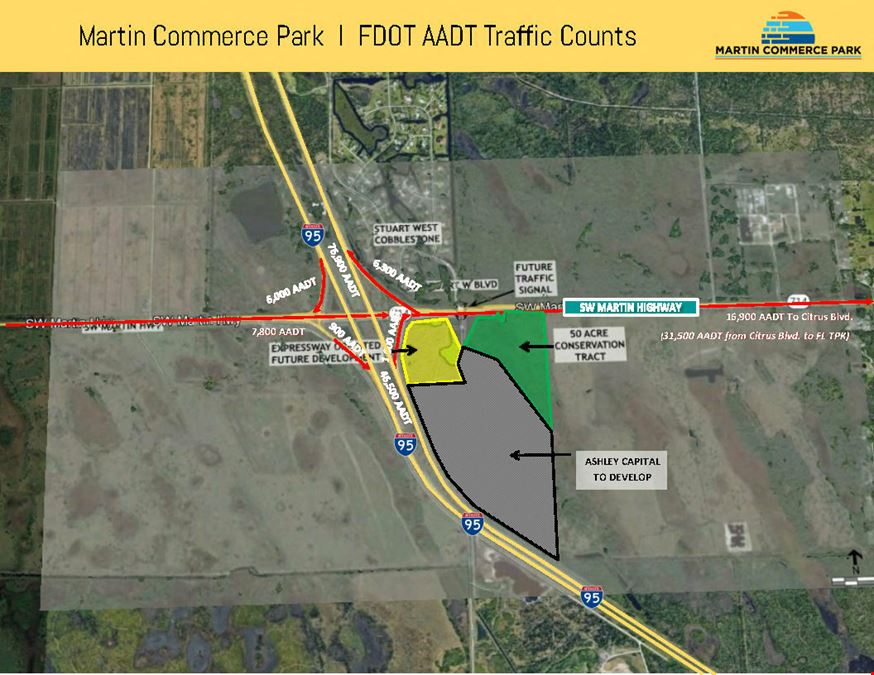 SW Martin Highway & I-95 - 4.5-7.8 Acres