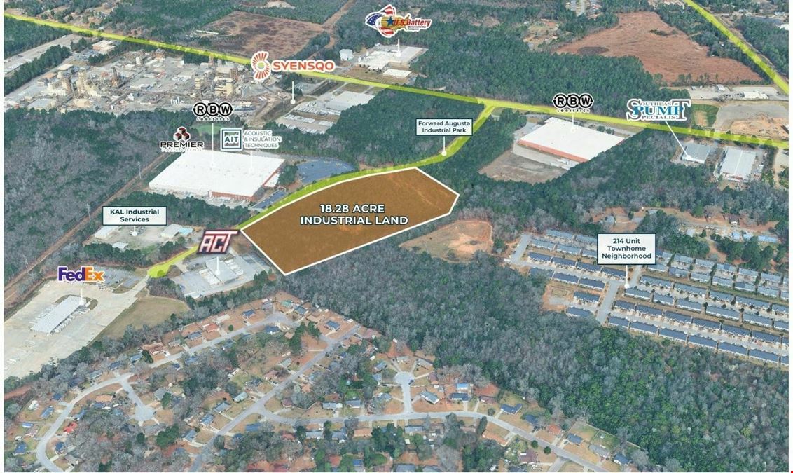 18.28 Acre | HI Zoned | Industrial Land