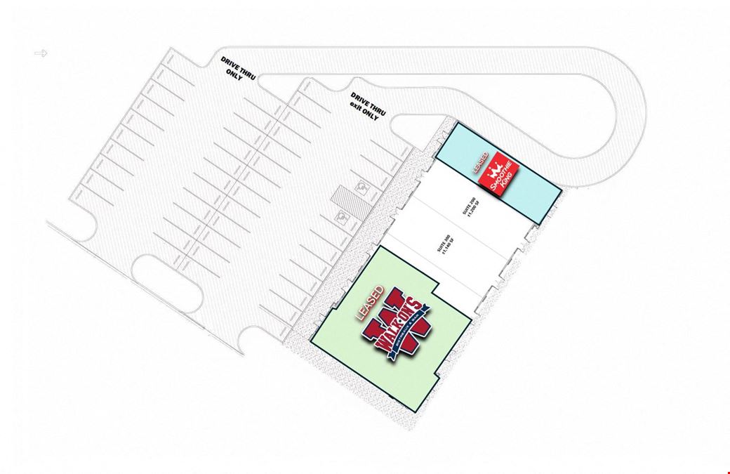 7,580 SF Retail Center along the Perkins Road