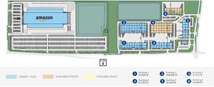 For Lease | New 87 Acres Industrial Business Park at Beltway 8 and SH 288