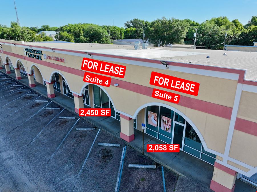 High-Visibility Strip Center for Lease in Central Pensacola