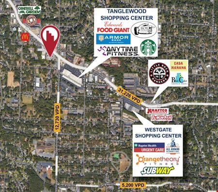 Preview of Retail space for Rent at 7601 Cantrell Rd