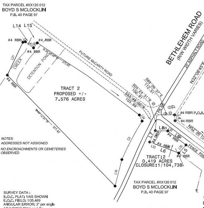 BETHLEHEM RD INDUSTRIAL TRACT