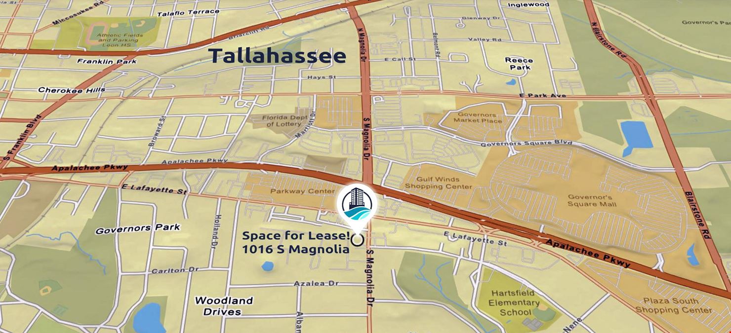 Tallahassee Retail for Lease on S Magnolia Dr.