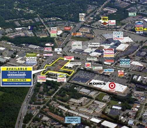Preview of Retail space for Rent at 11525 Midlothian Square