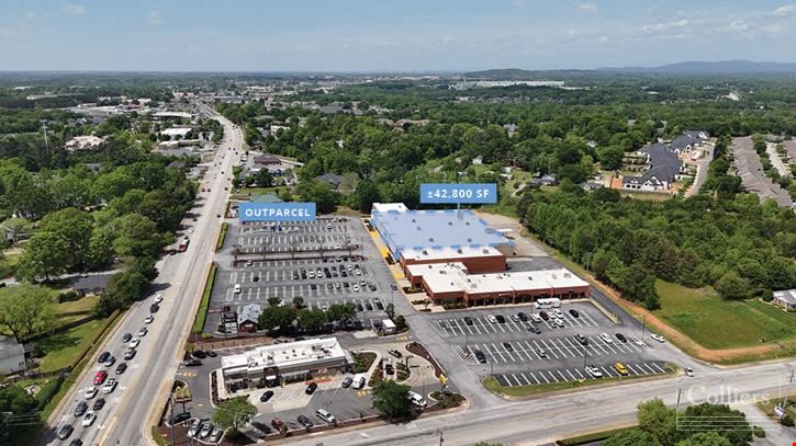±42,800 SF Anchor Suite Available | Rare Opportunity on Woodruff Road’s Busiest Intersection