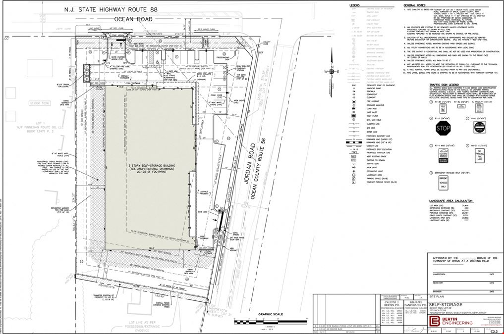 Proposed ±81,375 GSF Self-Storage Facility