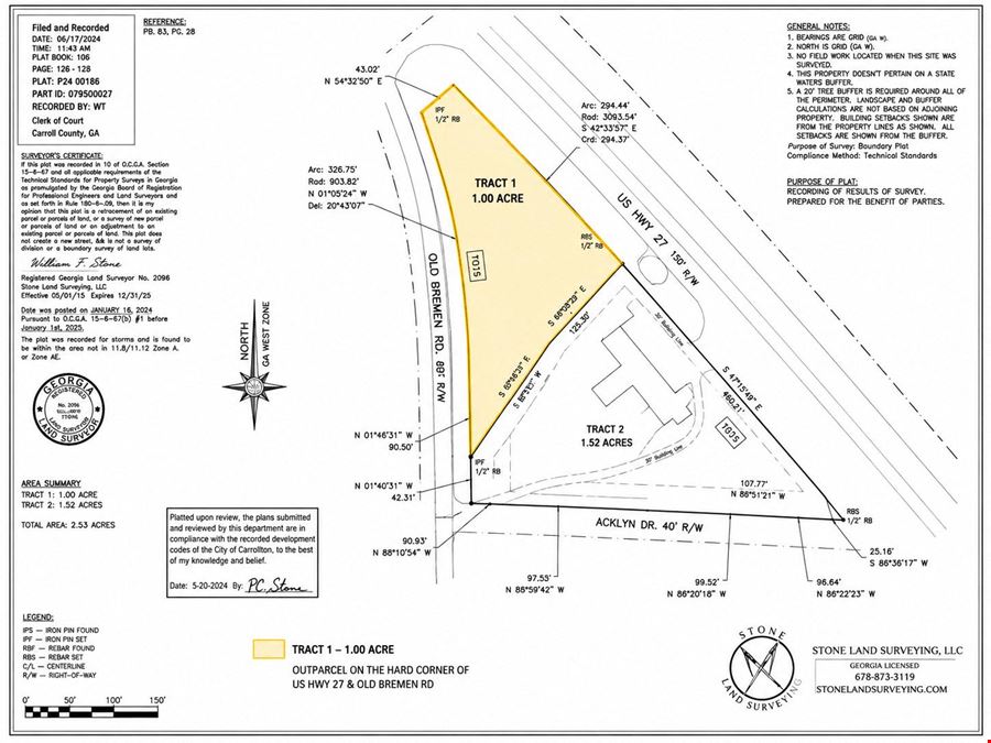 1 ACRE - CORNER LOT - FOR SALE - BUILD-TO-SUIT SERVICES AVAILABLE